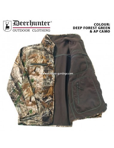 Deerhunter tweezijdig draagbare fleecejas