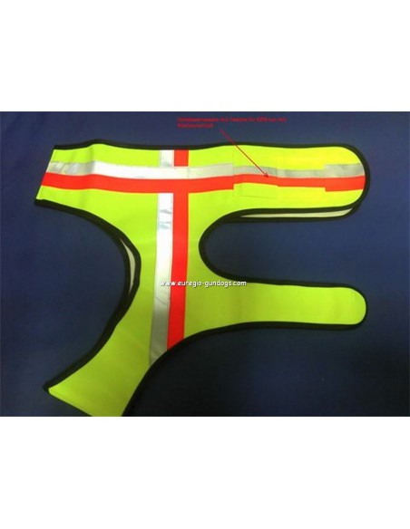 Signal-Hunde-Weste - GPS Tasche mit Doppel-Klett