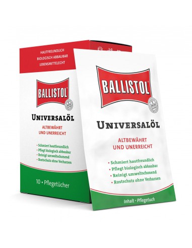 Ballistol Universalöl Tücher Euregio Gundog Store