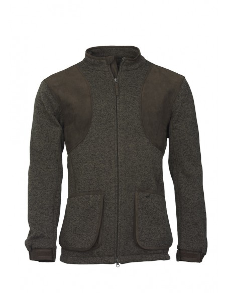 Laksen Pigeon Gebreide Heren Fleece Jas groen