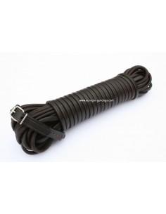 Ronde leren zweetlijn