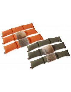 Driedelige Apporteerdummy´s met Konijnenvel
