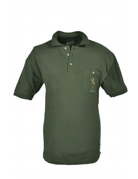 Hubertus Polo Shirt with Flying Duck