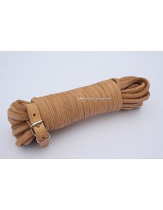 Ronde leren zweetlijn