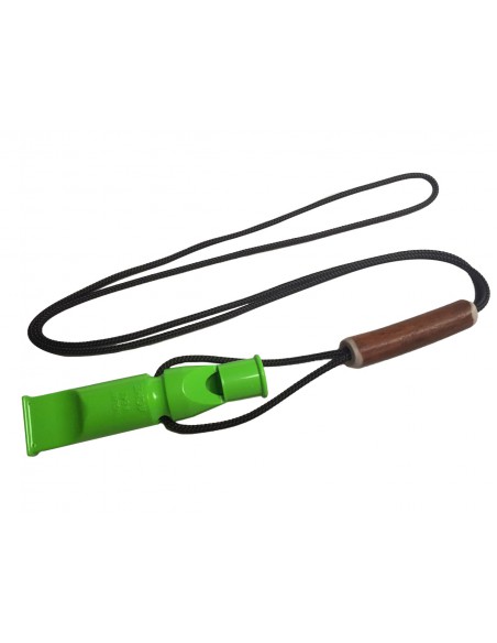 Hundepfeife ACME 640 DG green mit Jagdlich Pfeifenband