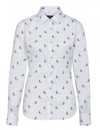 Alan Paine Ladies Shirt with Pheasant print