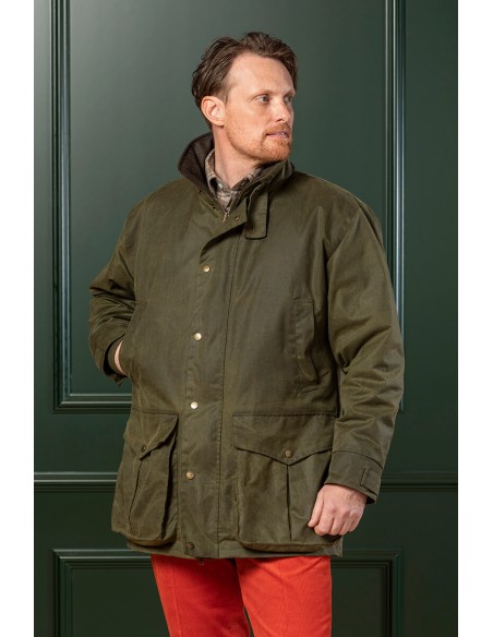 Laksen Enoch Wax Coat Forest