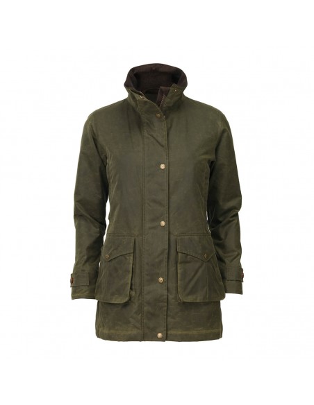 Laksen Ashley Wax Coat Forest