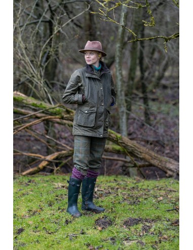 Laksen Ashley Wax Coat Forest