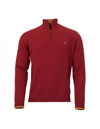 Laksen Brompton Lambswool Zip Neck...