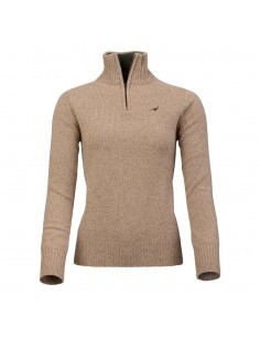 Laksen Tyne Zip Neck Camel