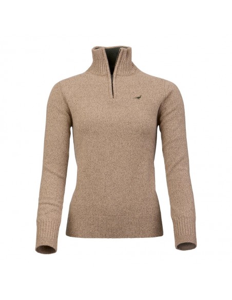 Laksen Tyne Zip Neck Camel
