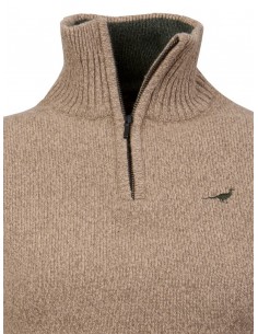 Laksen Tyne Zip Neck Camel 2