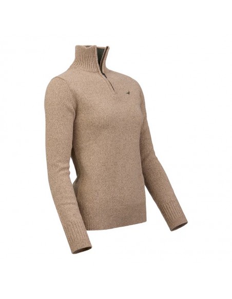 Laksen Tyne Zip Neck Camel