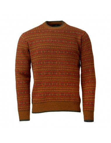 Laksen Voss Jacquard O-nek Sweater