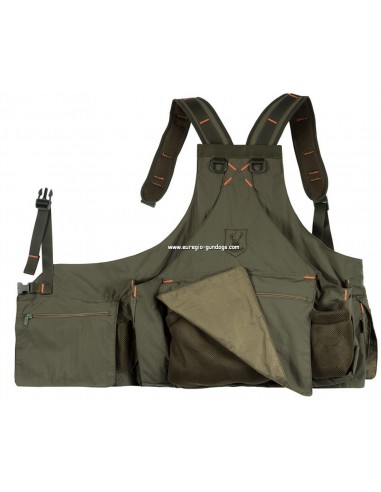 Achterkant dummy of jachtvest van Riserva.