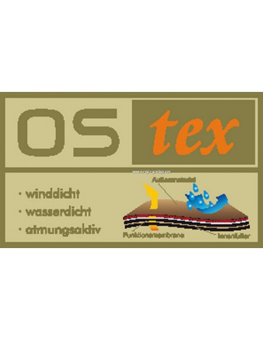 OS tex - Wind, waterdicht en ademend.